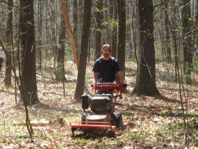 Using the DR field mower